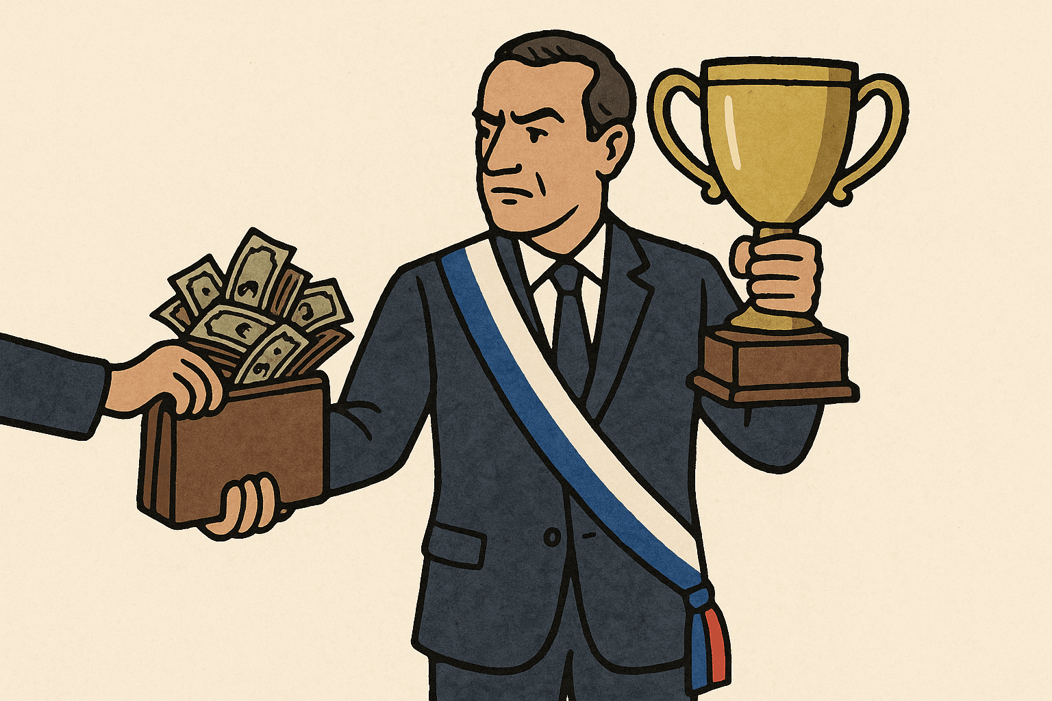FRANCE ACHIEVES NEW CORRUPTION LOW BECAUSE EXCELLENCE REQUIRES DEDICATION IN ALL FIELDS