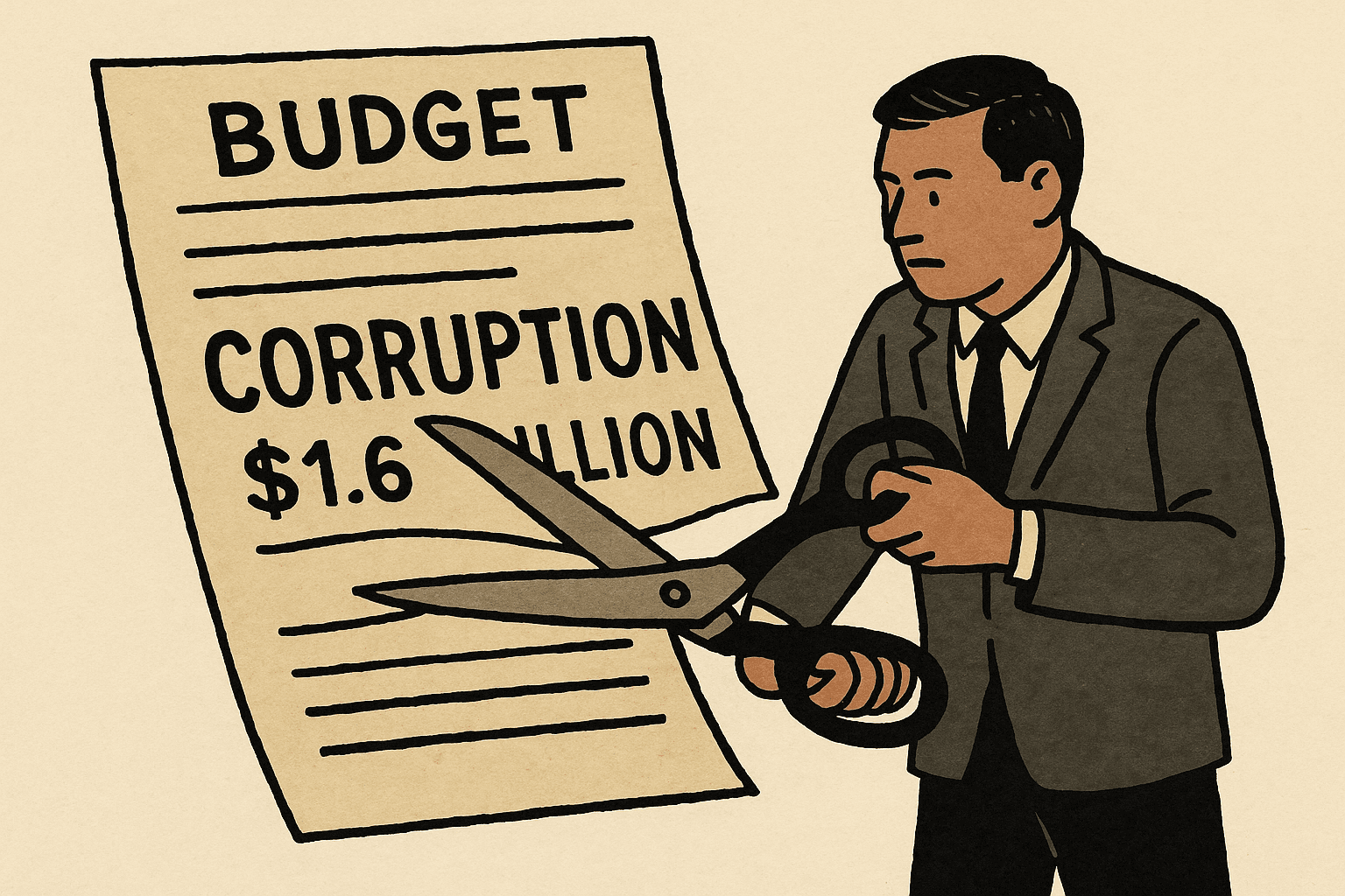 PHILIPPINES DISCOVERS CORRUPTION HAS A BUDGET LINE ITEM, CUTS $1.6 BILLION