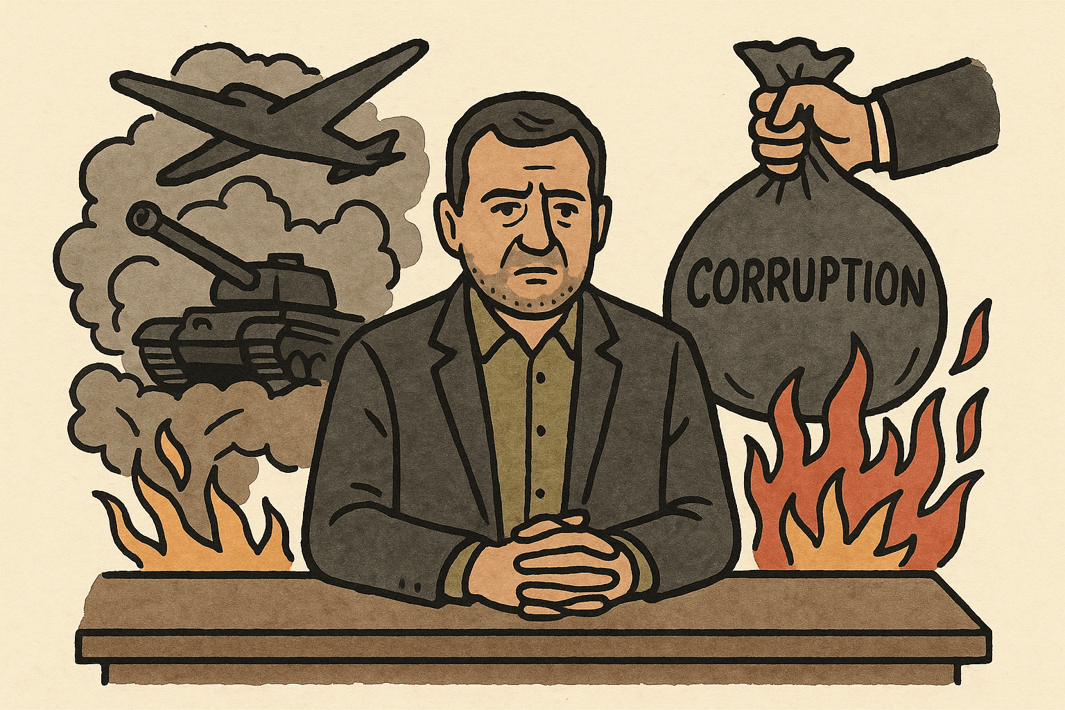 ZELENSKYY'S CHIEF OF STAFF FACES CORRUPTION HEAT DURING ACTUAL WAR